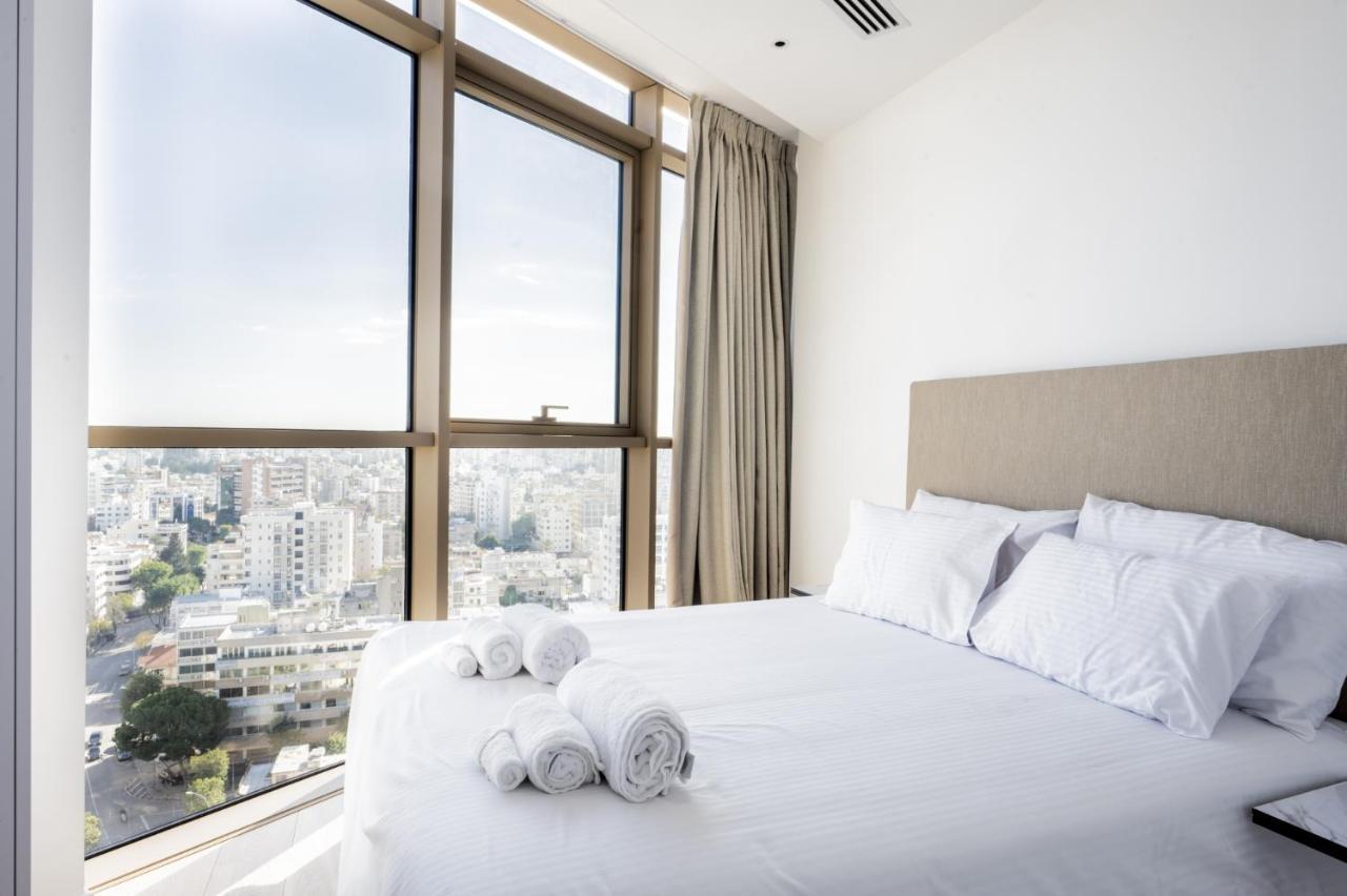 360 Nicosia - Luxury Apartment Panoramic View Buitenkant foto